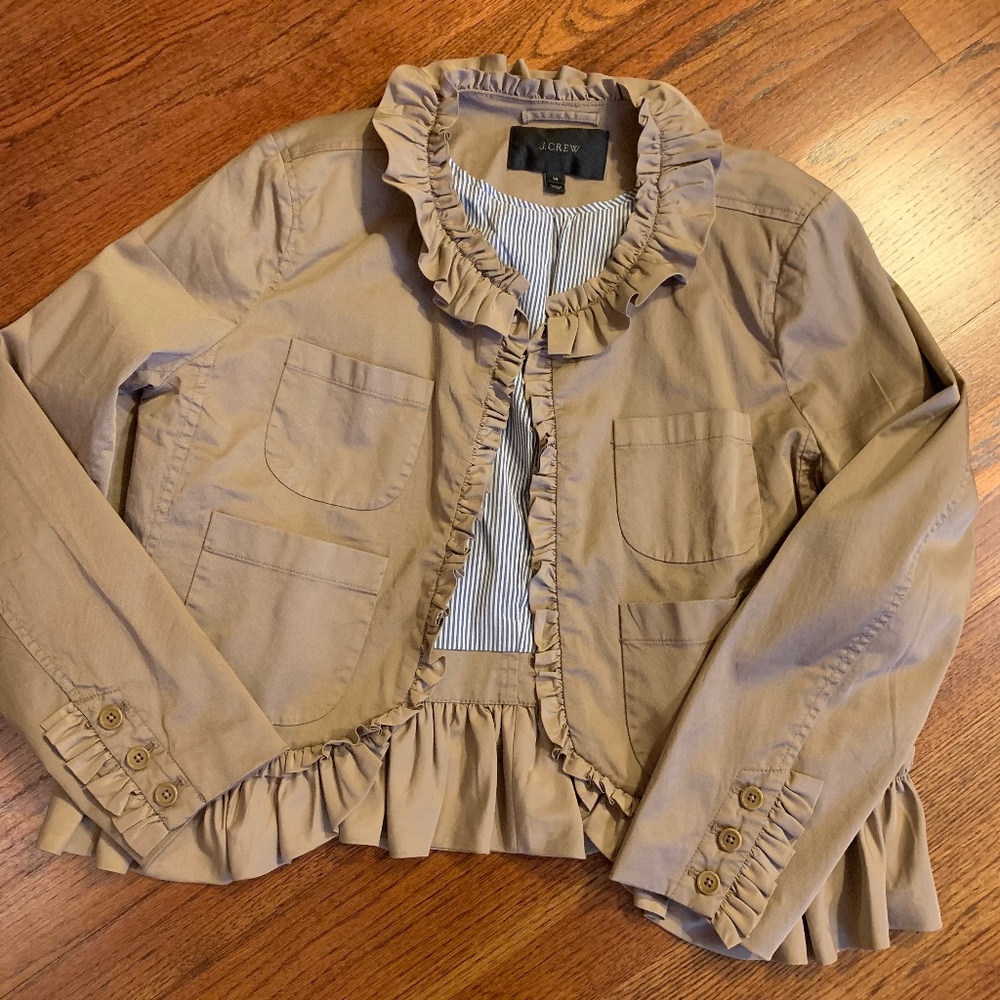 J Crew cropped jacket